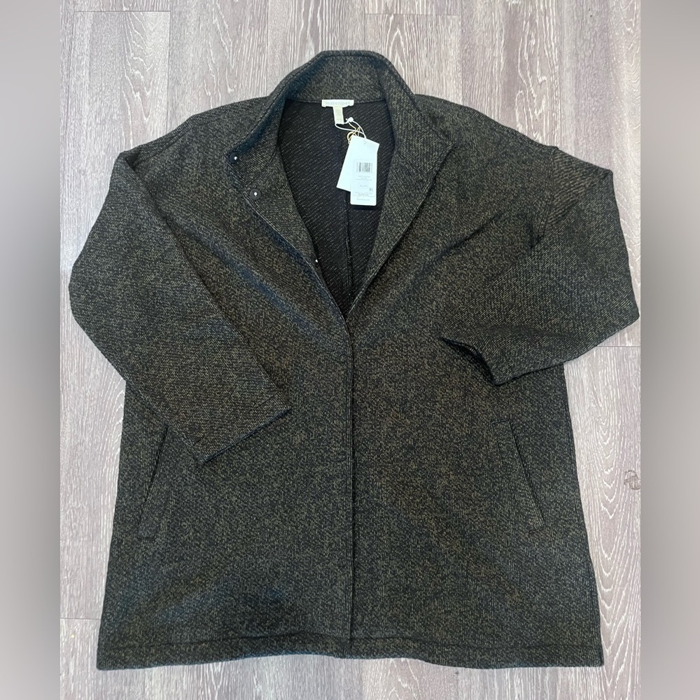 Eileen Fisher Cotton Quilted Jacket (WITH TAGS)